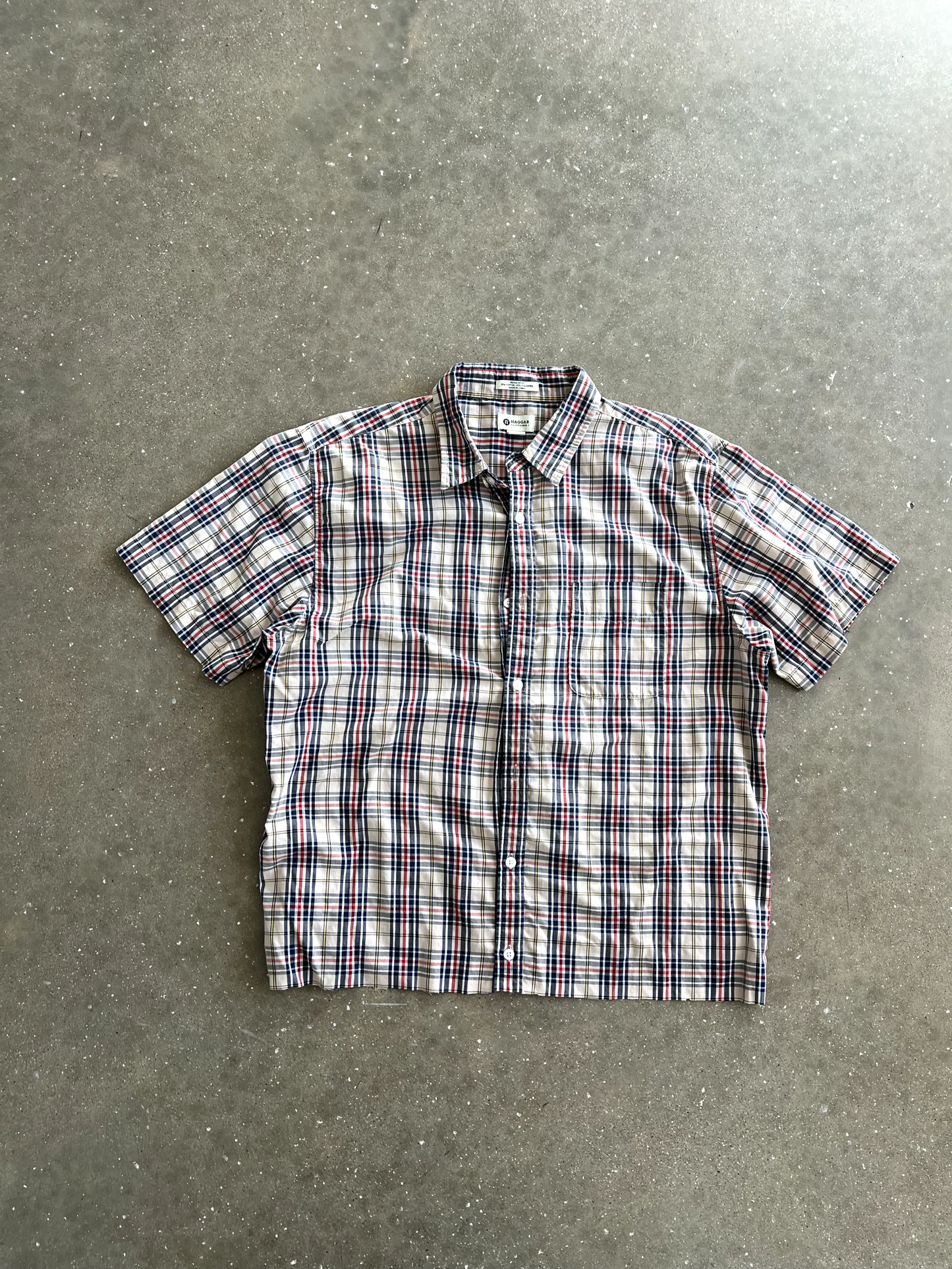 Vintage Striped Button Up - XL