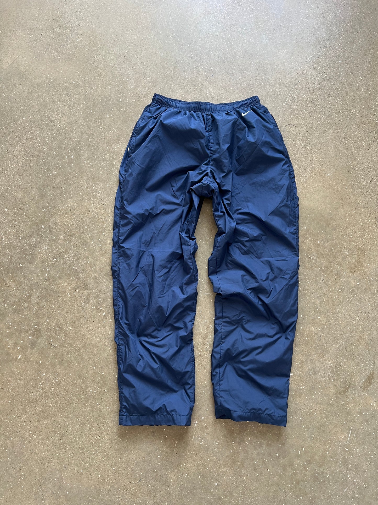 Vintage Navy Blue Nike Track Pants - L