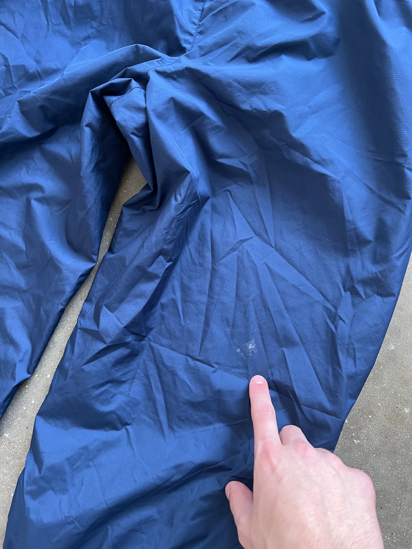 Vintage Navy Blue Nike Track Pants - L