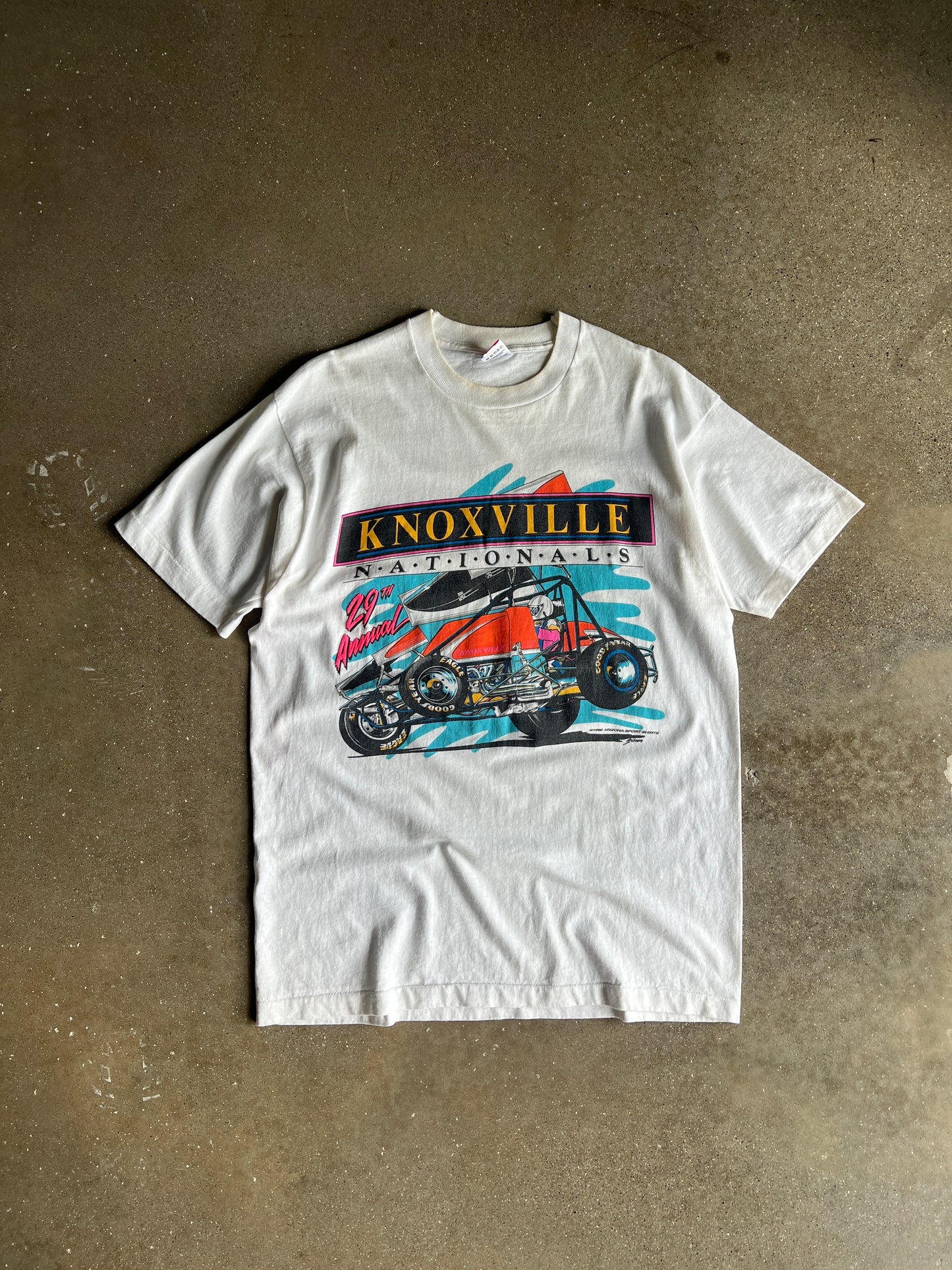 Vintage Knoxville Nationals Car Shirt - L
