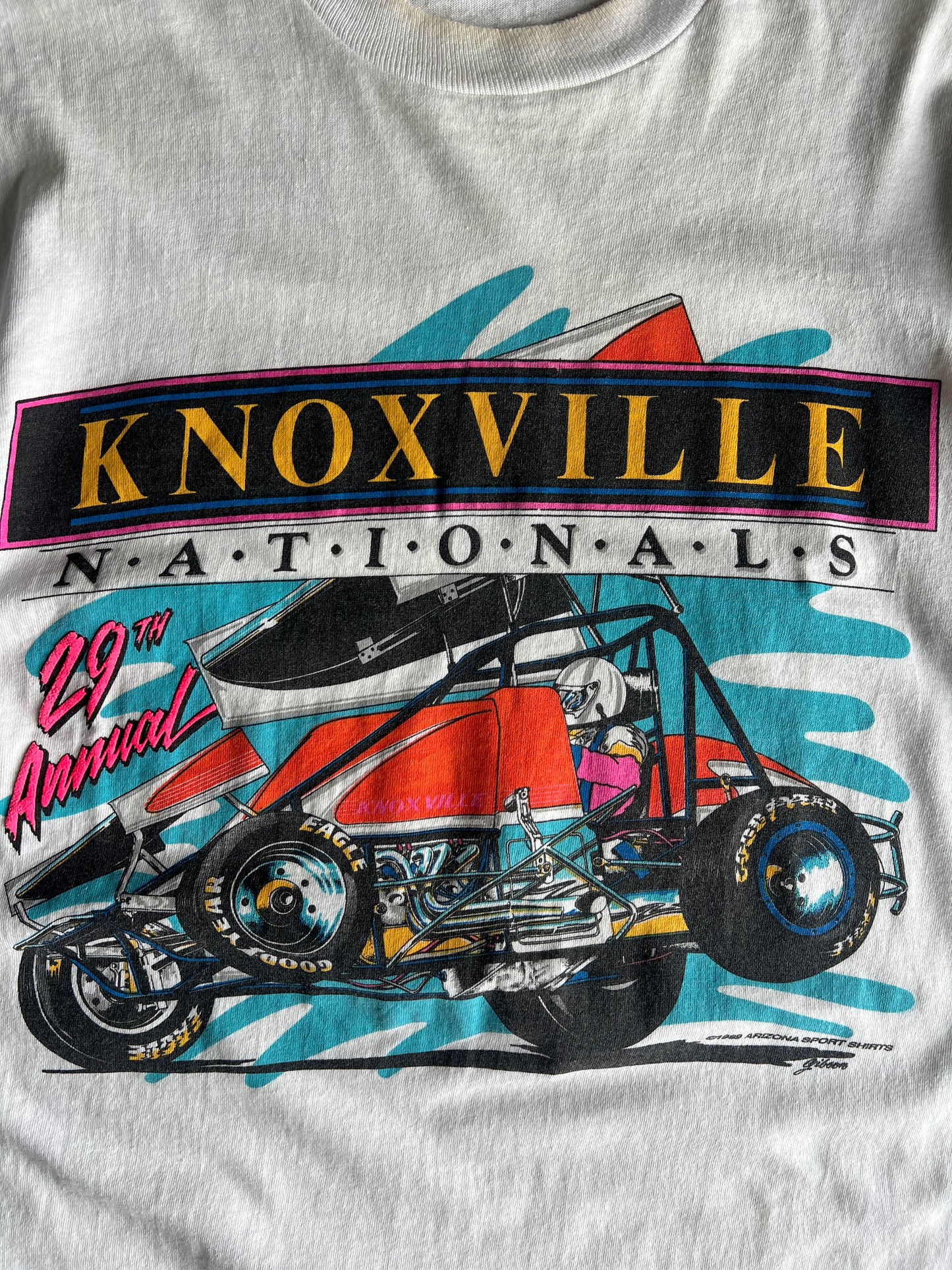 Vintage Knoxville Nationals Car Shirt - L