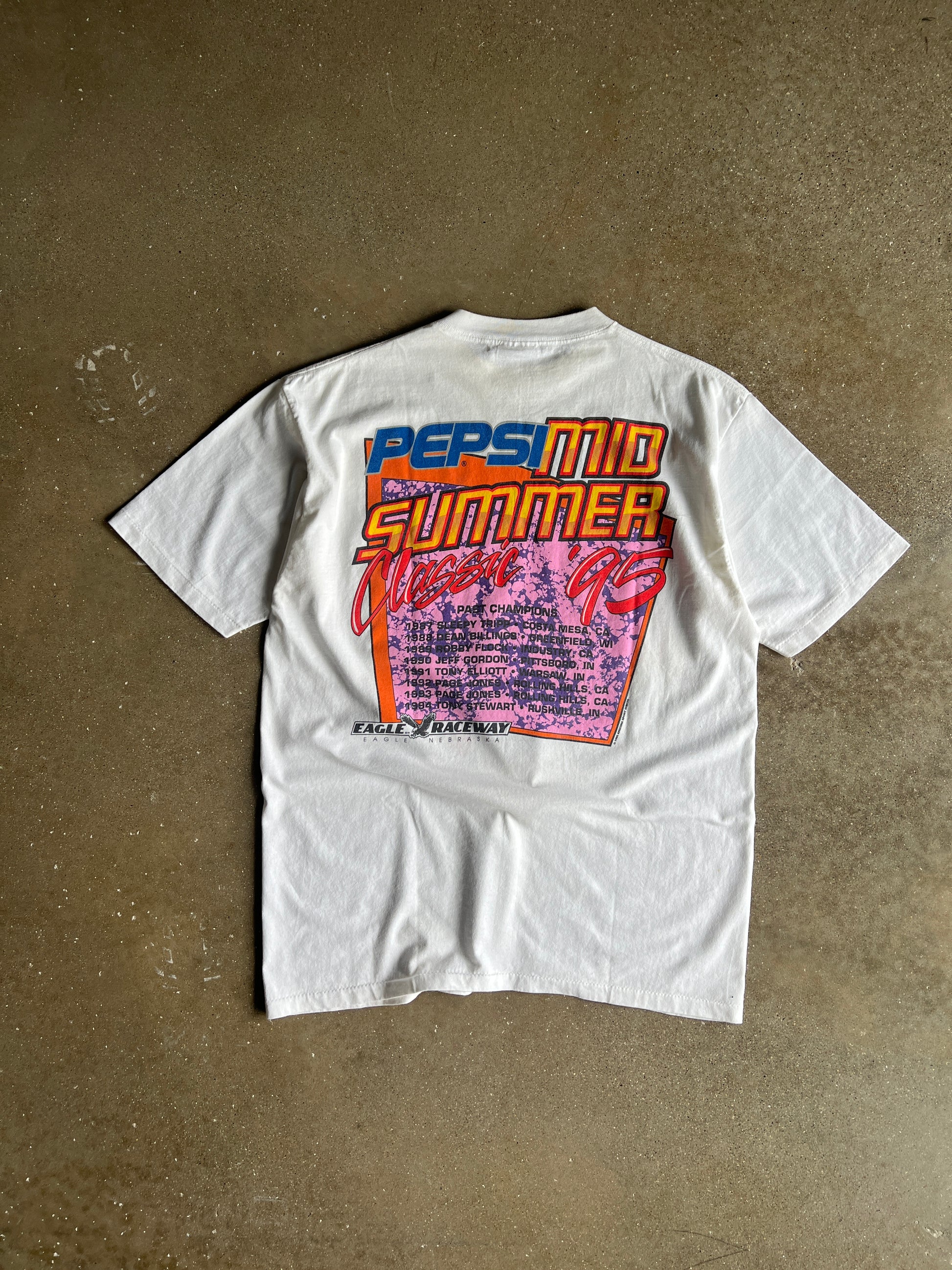 Vintage Pepsi Mid-Summer Stock Car Shirt - XL