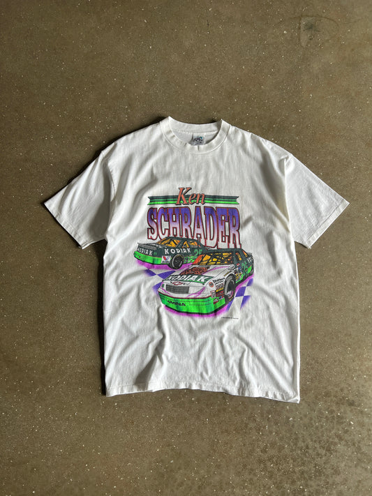 Vintage Purple Stock Car Graphic Shirt - XL