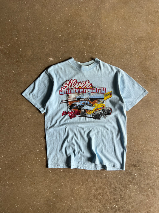 Vintage Blue Stock Car Shirt - M