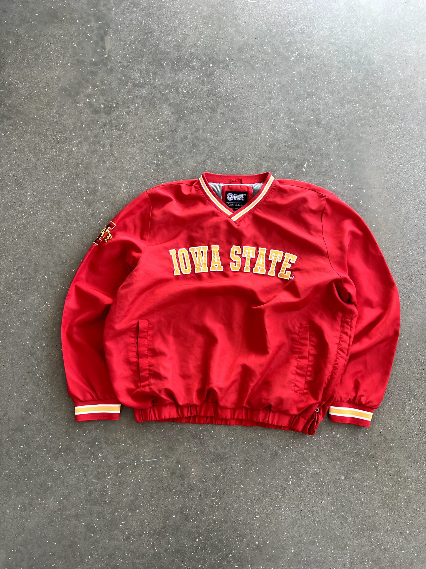 Vintage Red Iowa State Bomber Jacket - XL