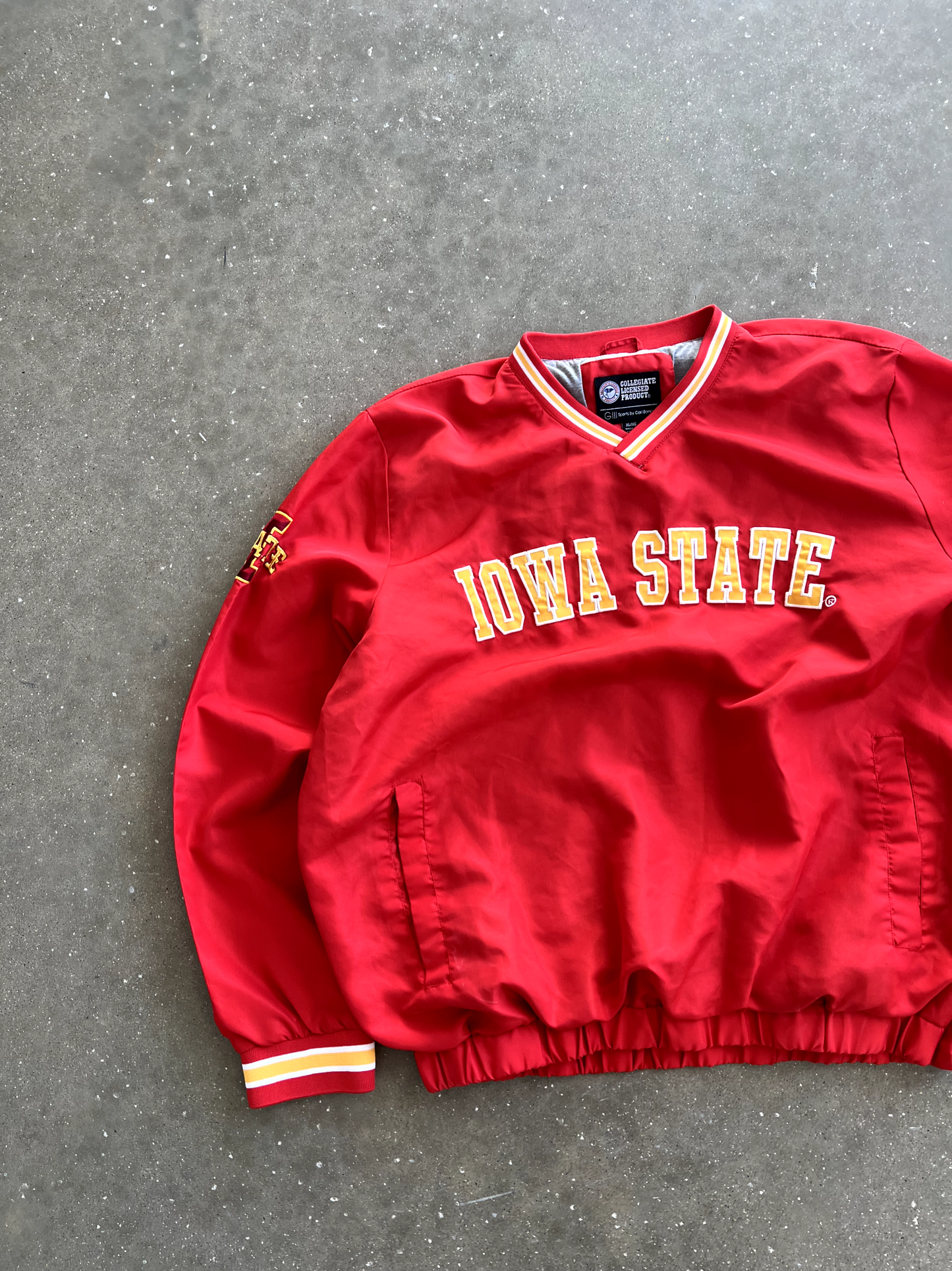 Vintage Red Iowa State Bomber Jacket - XL