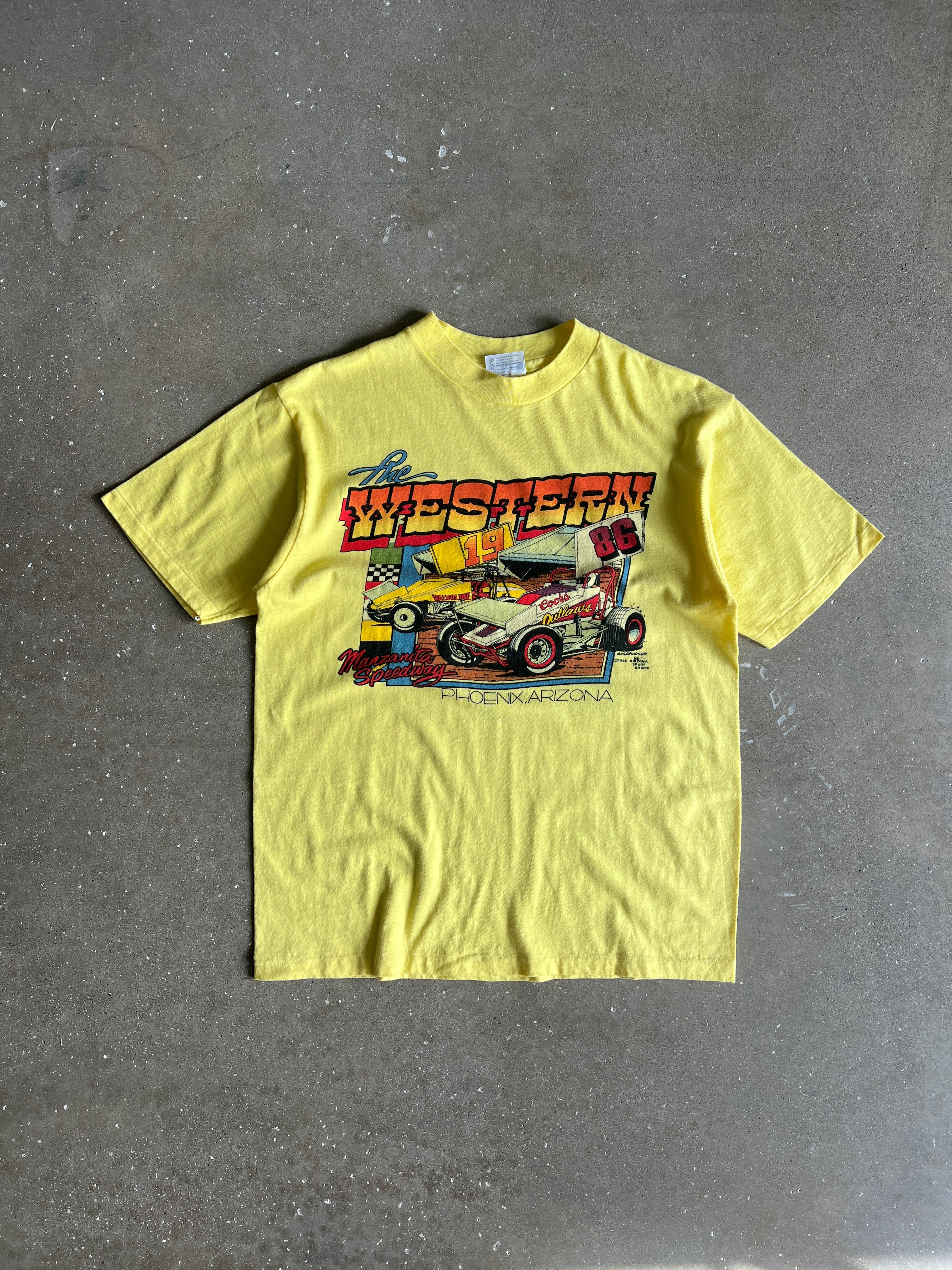 Vintage 80s Arizona Sports Car Shirt - L