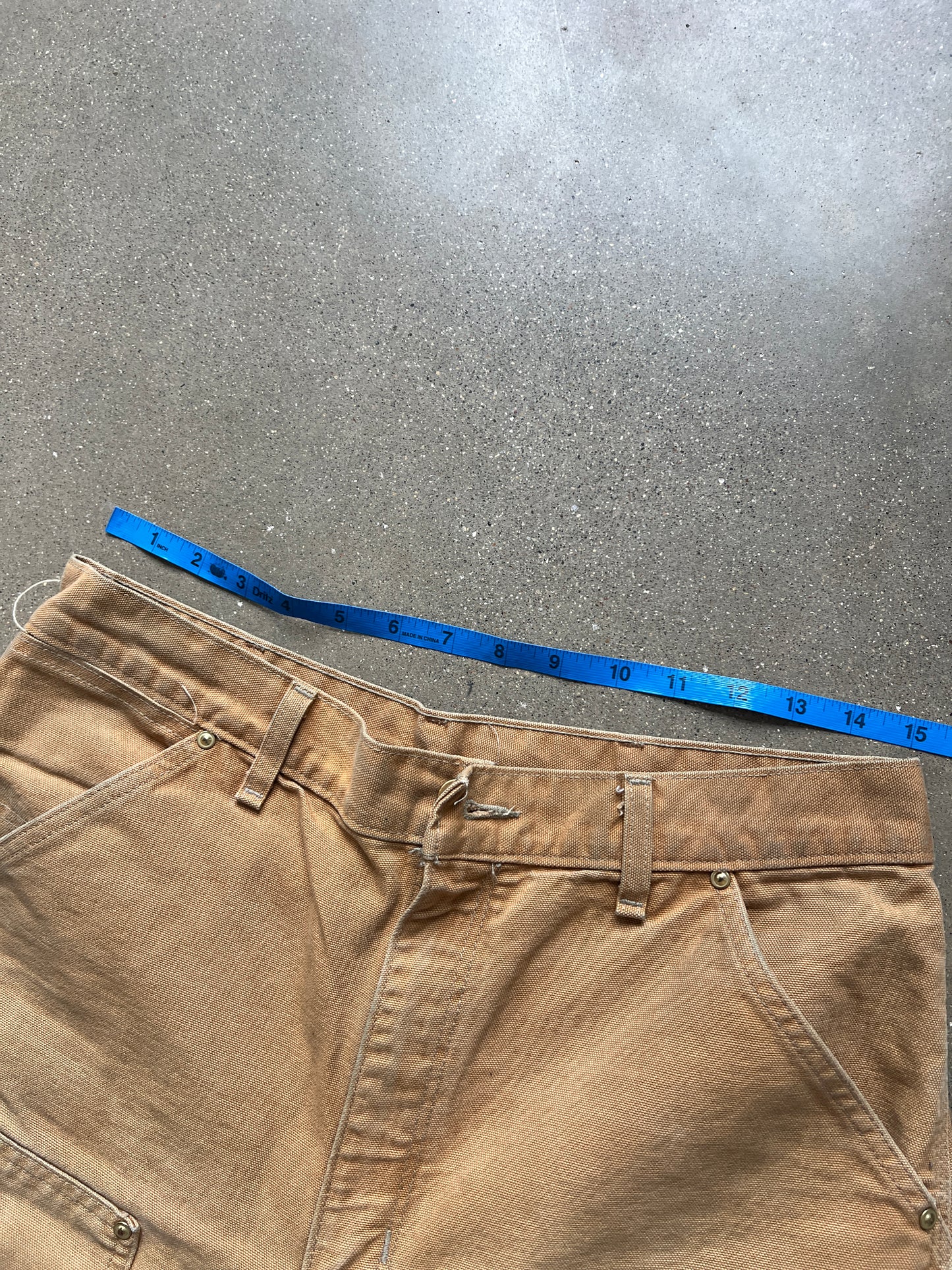Vintage Tan Carhartt Double Knee Pants -  32