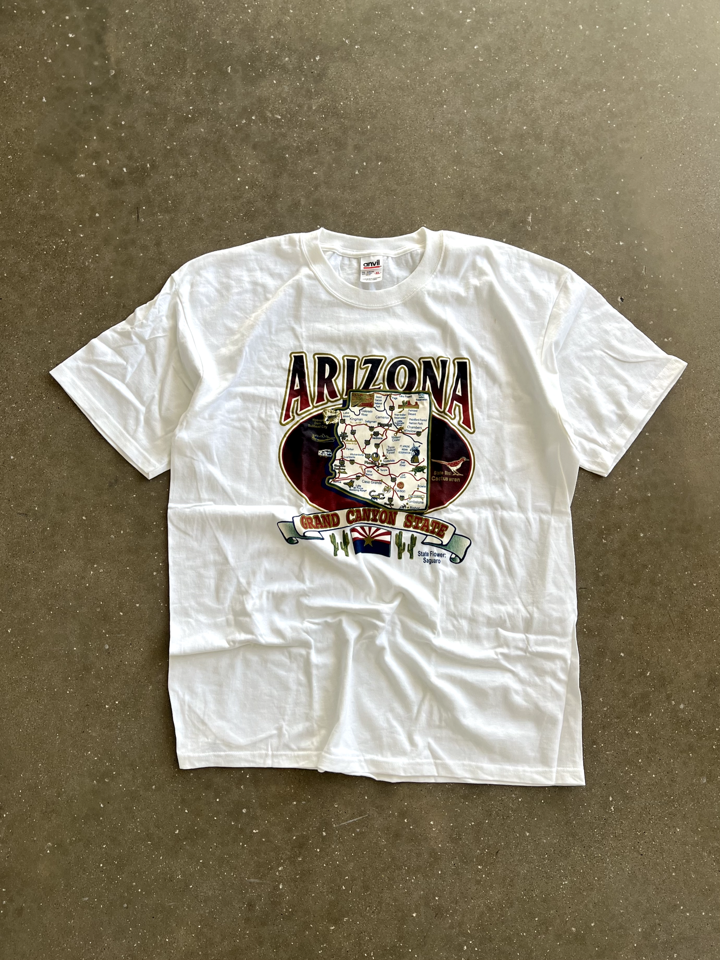 Vintage White Arizona Graphic Tee - L