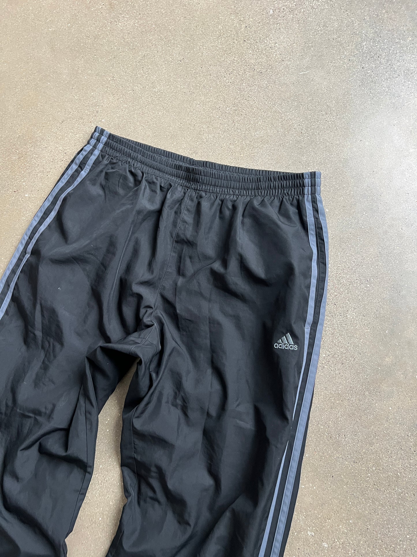 Vintage Black Adidas Track Pants - M
