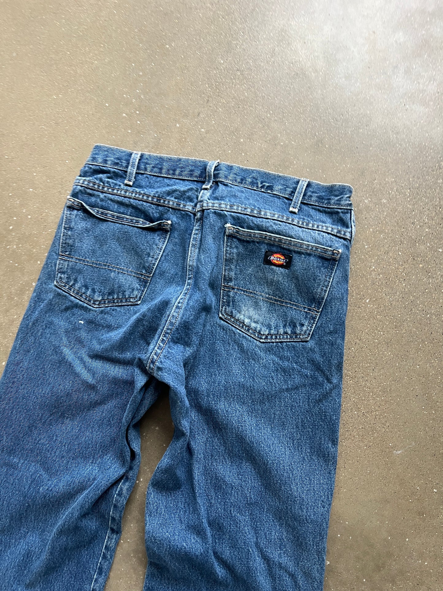 Vintage Denim Blue Dickie Pants - 34