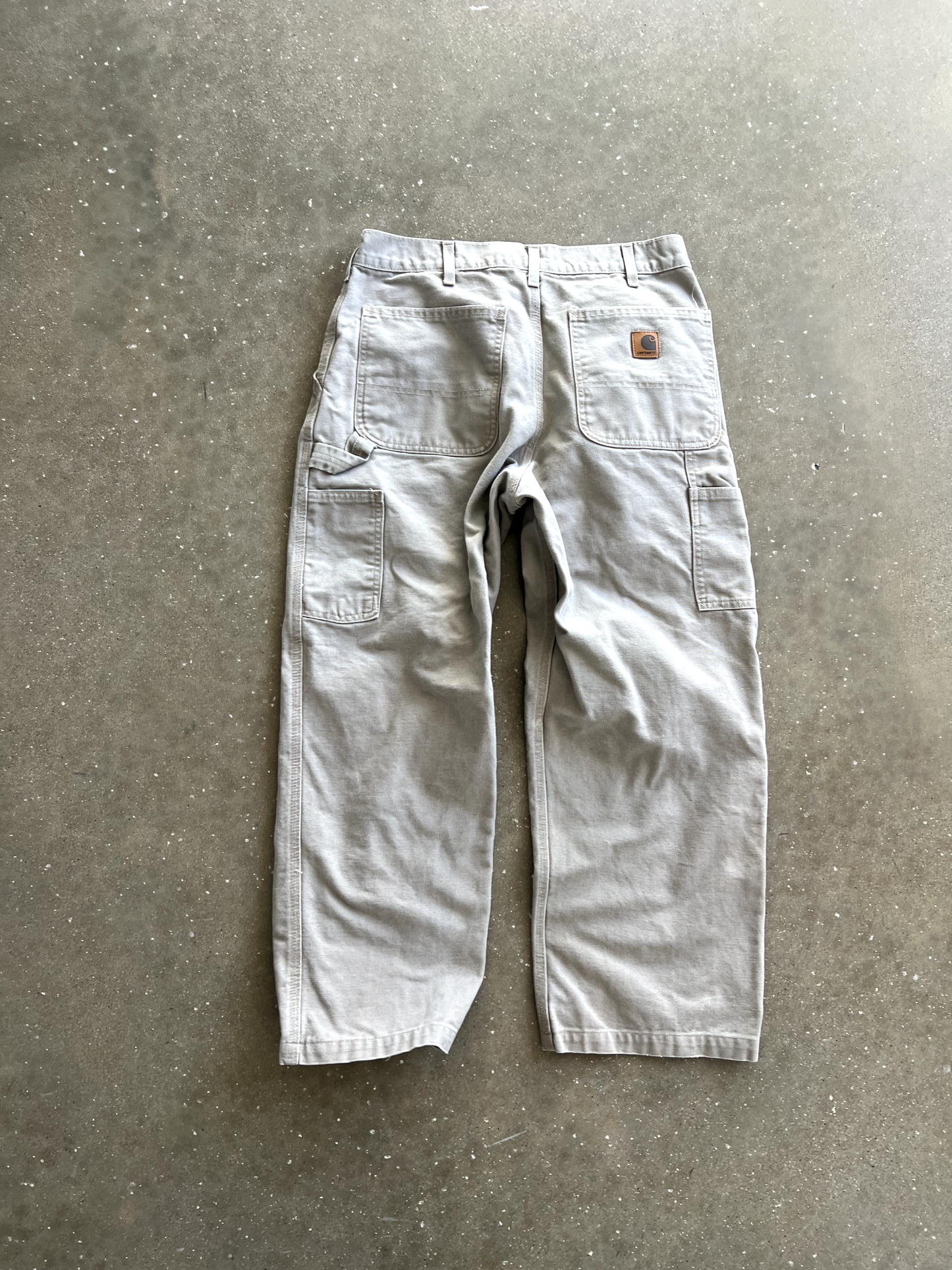 Vintage White Carhartt Cargo Pants - 32