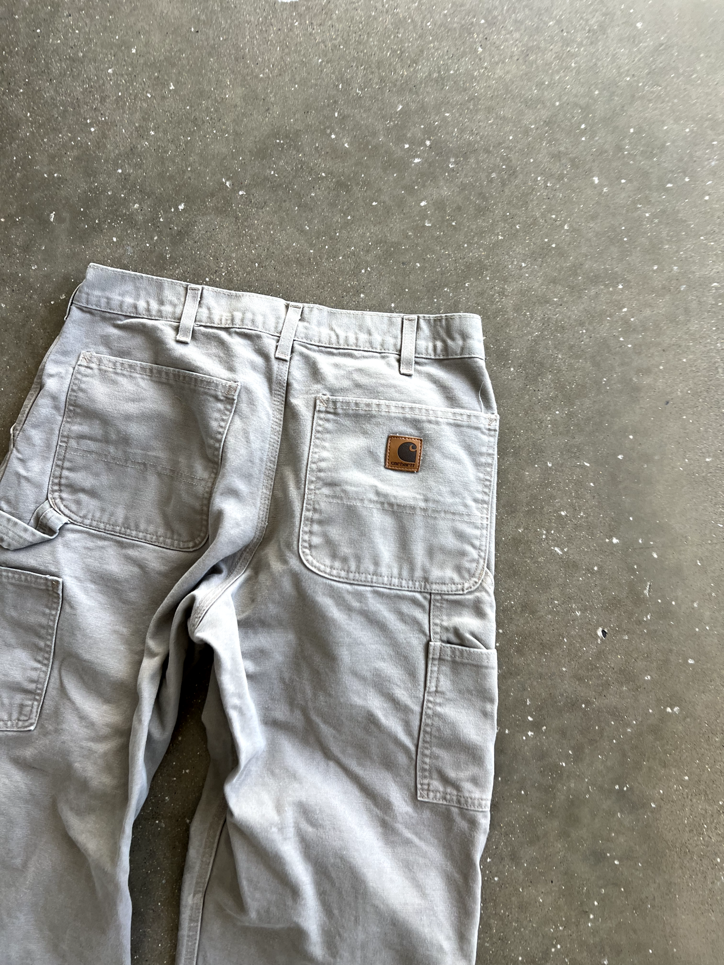 Vintage White Carhartt Cargo Pants - 32