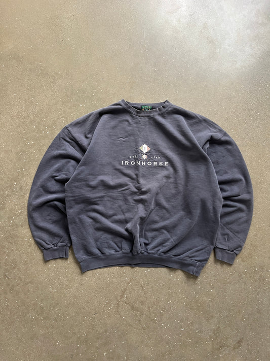 Vintage Grey Golf Sweater Crew - XL