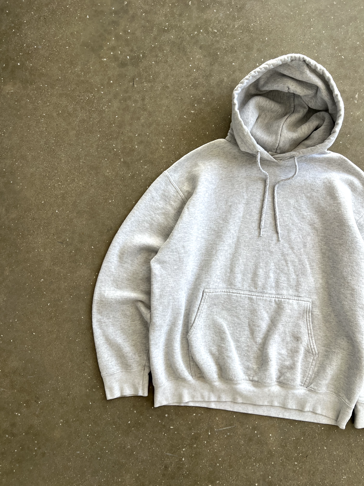 Vintage Grey Hoodie - L
