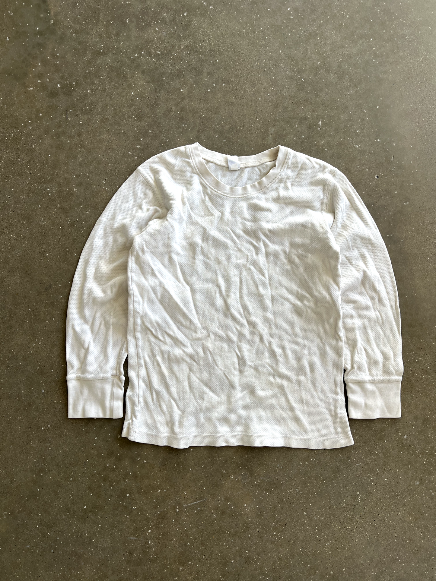 Vintage White Long Sleeve - M