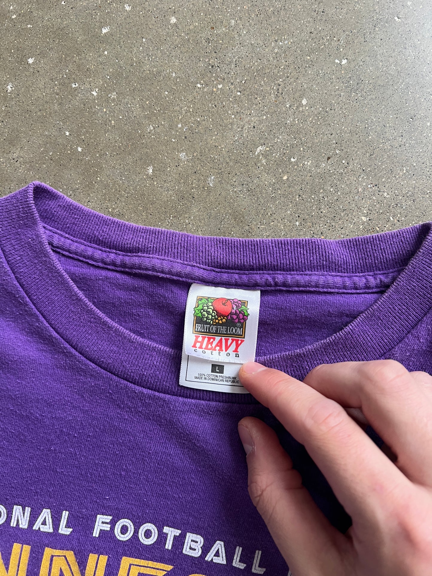 Vintage Purple Minnesota Vikings Shirt - L