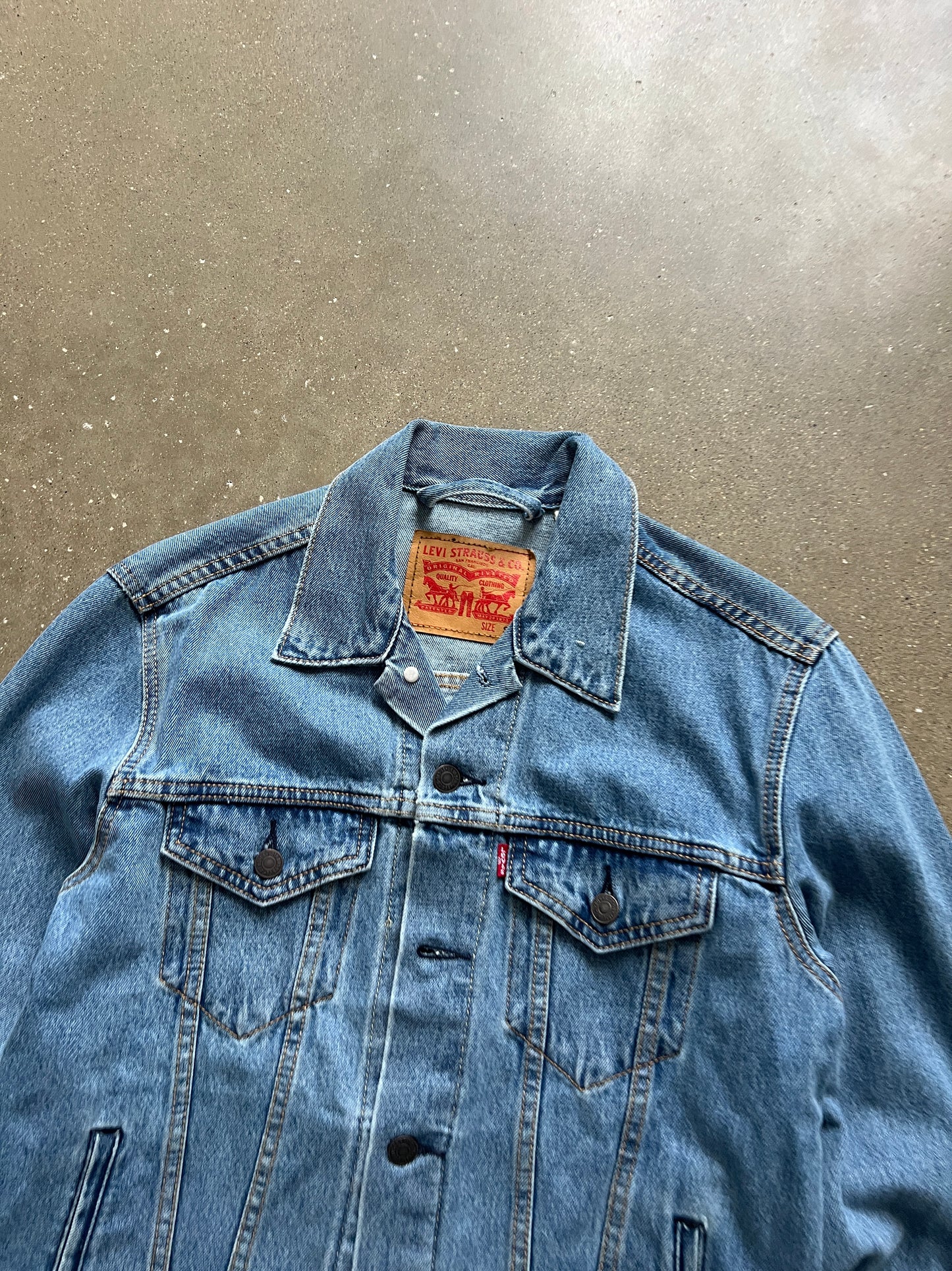 Vintage Denim Blue Levi Jacket - S