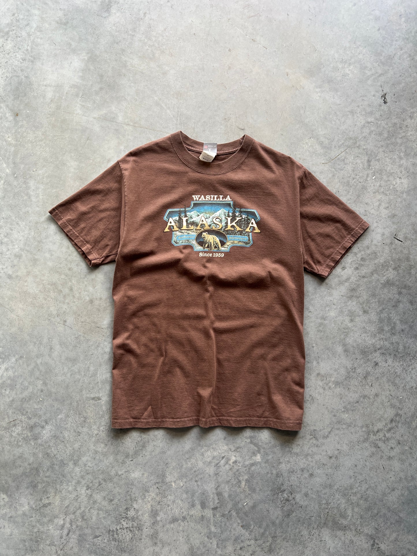 Vintage Mocha Brown Alaska Shirt - S