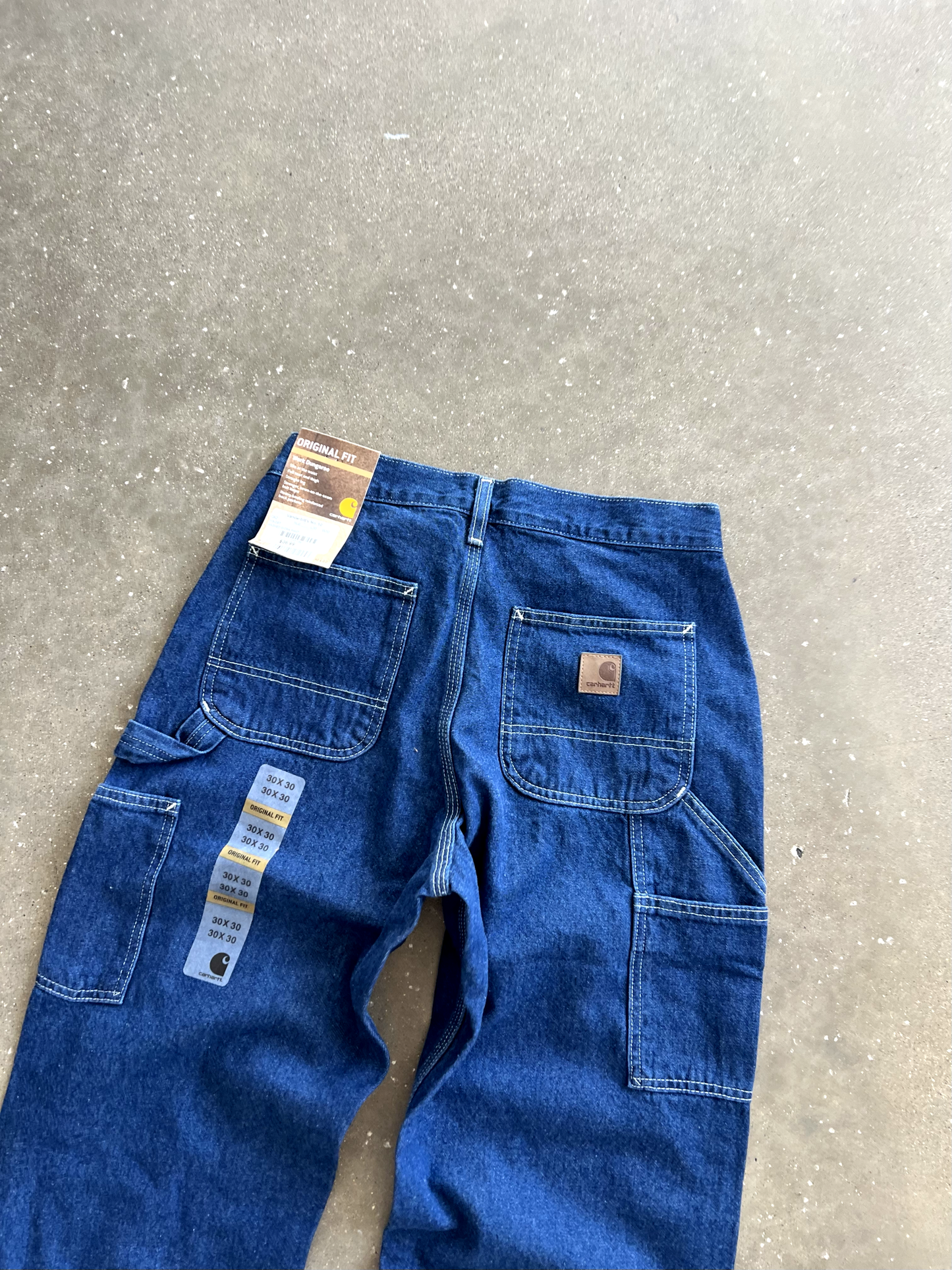 Vintage Blue Carhartt Carpenter Pants - 30