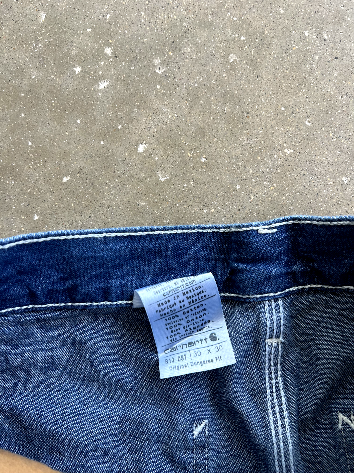 Vintage Blue Carhartt Carpenter Pants - 30