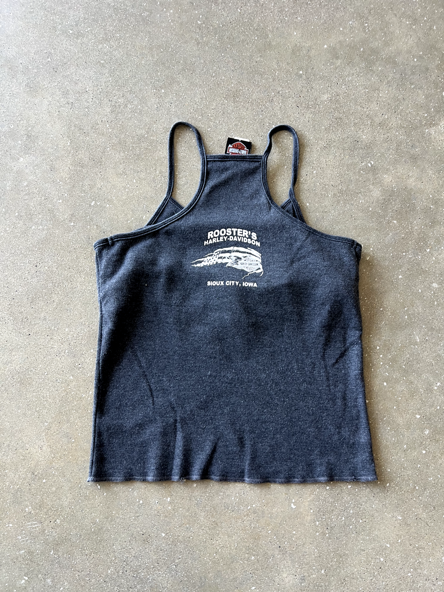 Vintage Black Harley Stringer - L