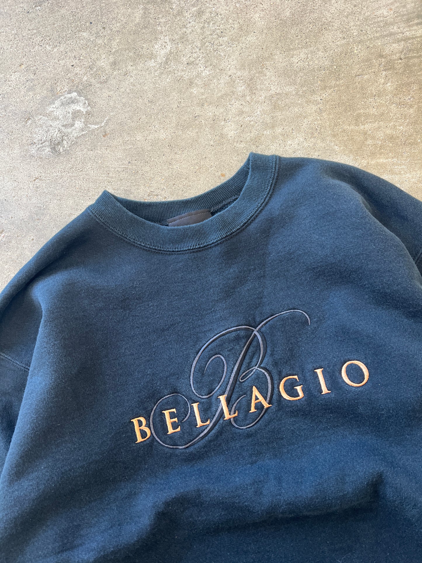 Vintage Embroidered Bellagio Crew - XL