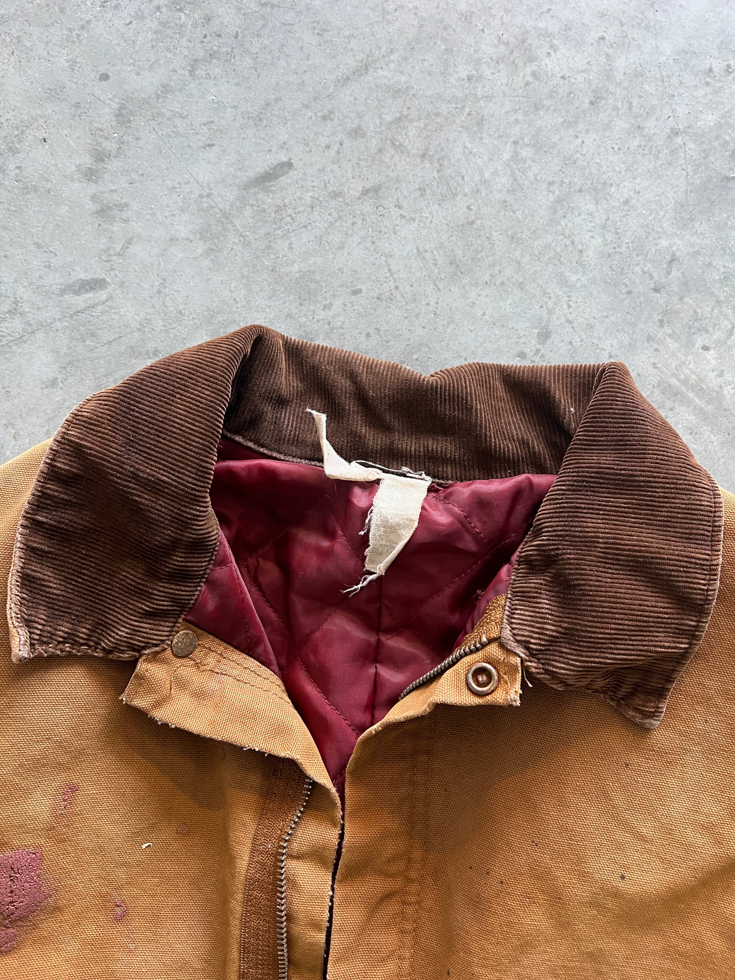 Vintage Amber Cropped Carhartt Jacket - M/L