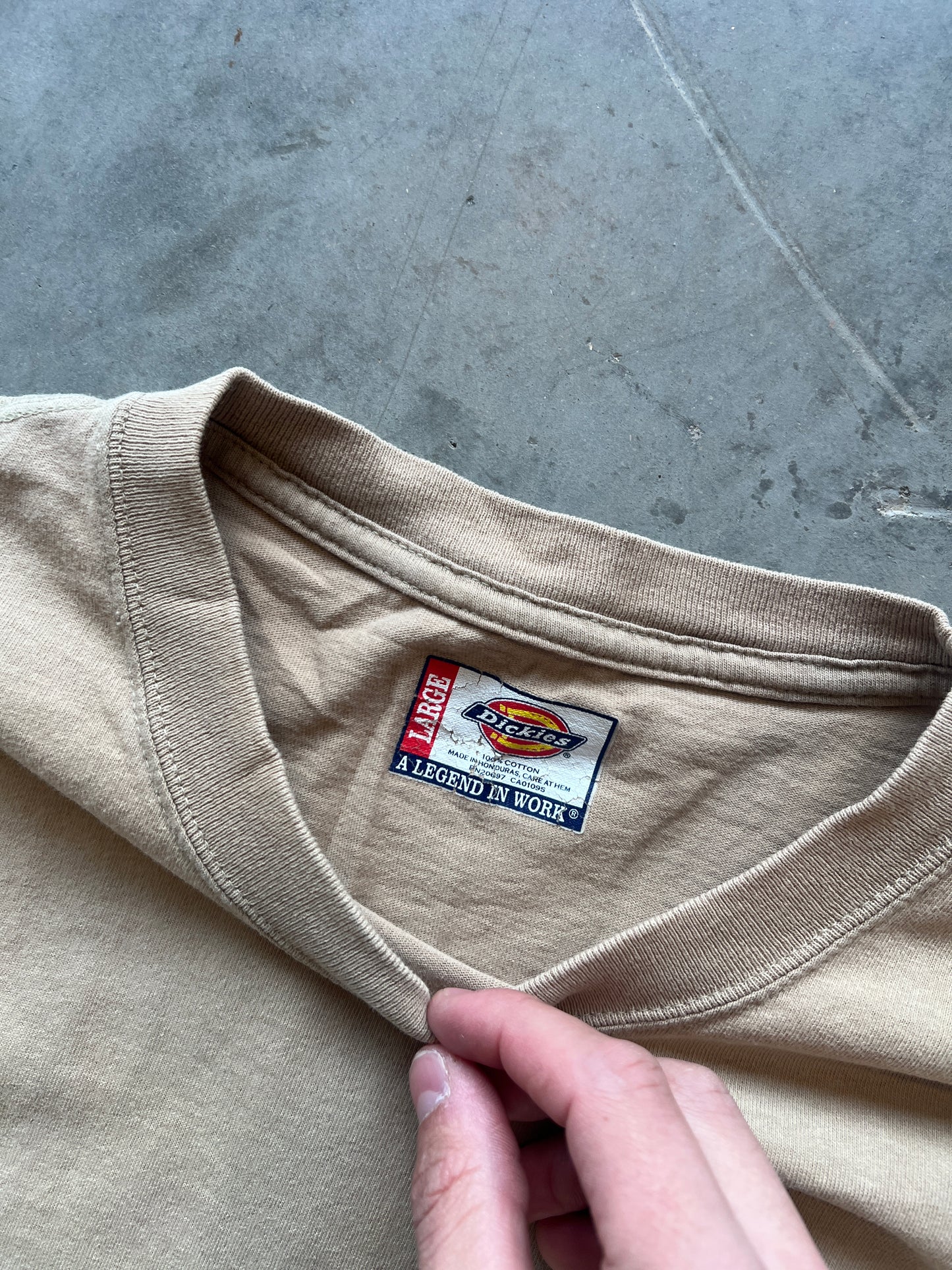 Vintage Faded Tan Dickies Shirt - M