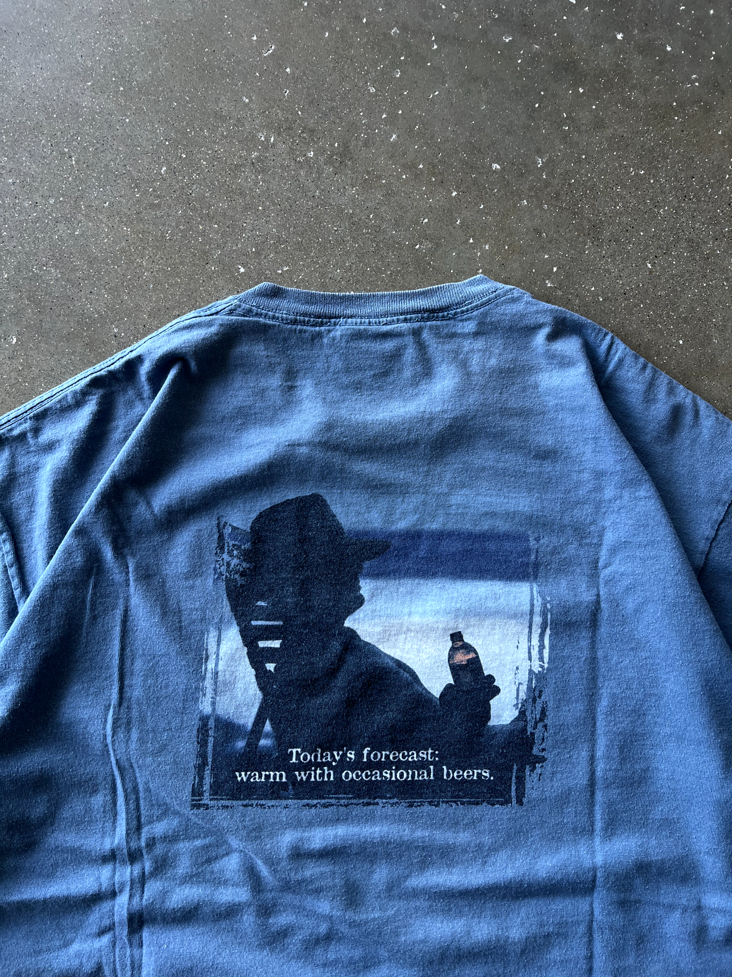 Vintage Blue Graphic Tee - XL