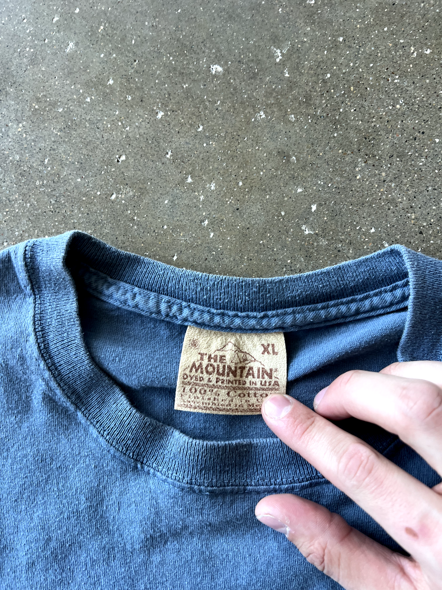Vintage Blue Graphic Tee - XL