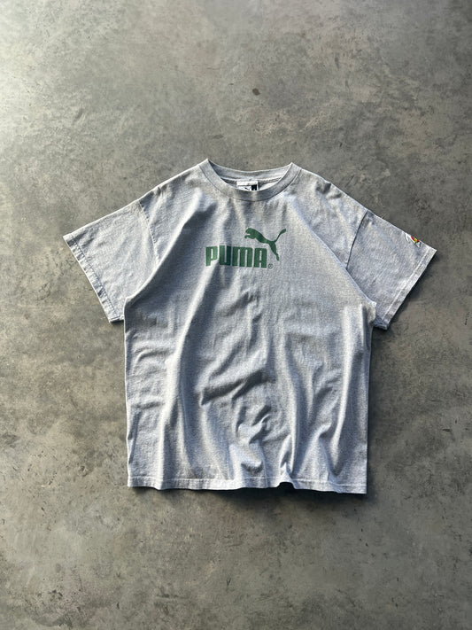 Vintage Grey Puma Spellout Shirt - L