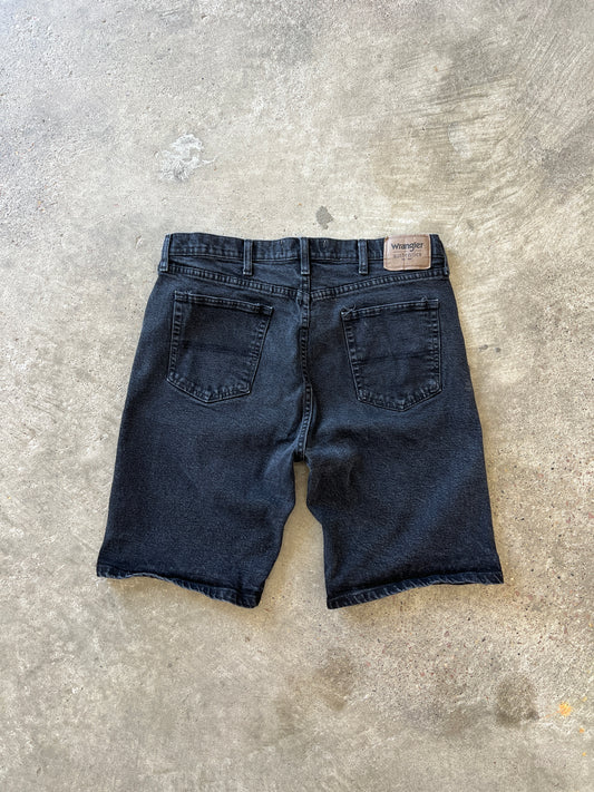 Vintage Black Wrangler Jorts -35