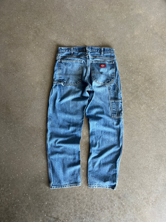 Vintage Faded Blue Dickies Pants - 32x30