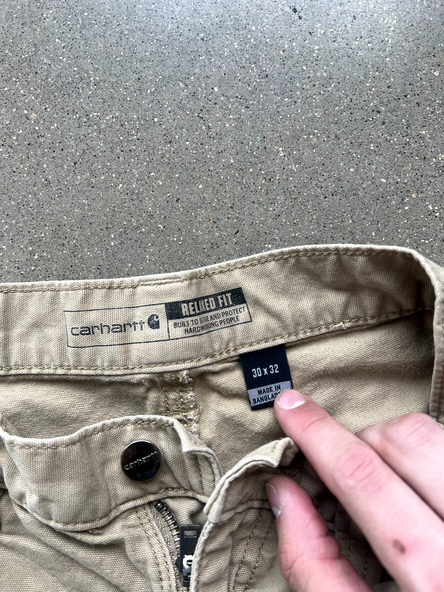 Vintage Tan Carhartt Pants - 30