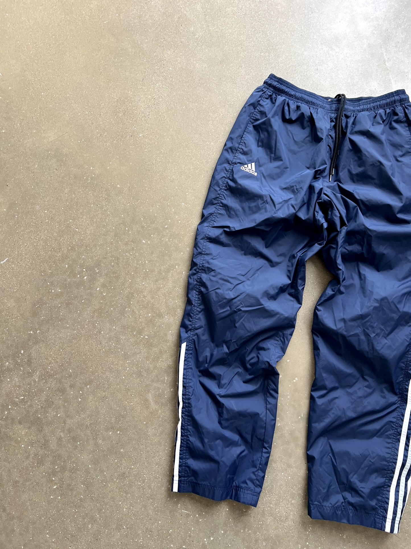 Vintage Blue Adidas Joggers - M
