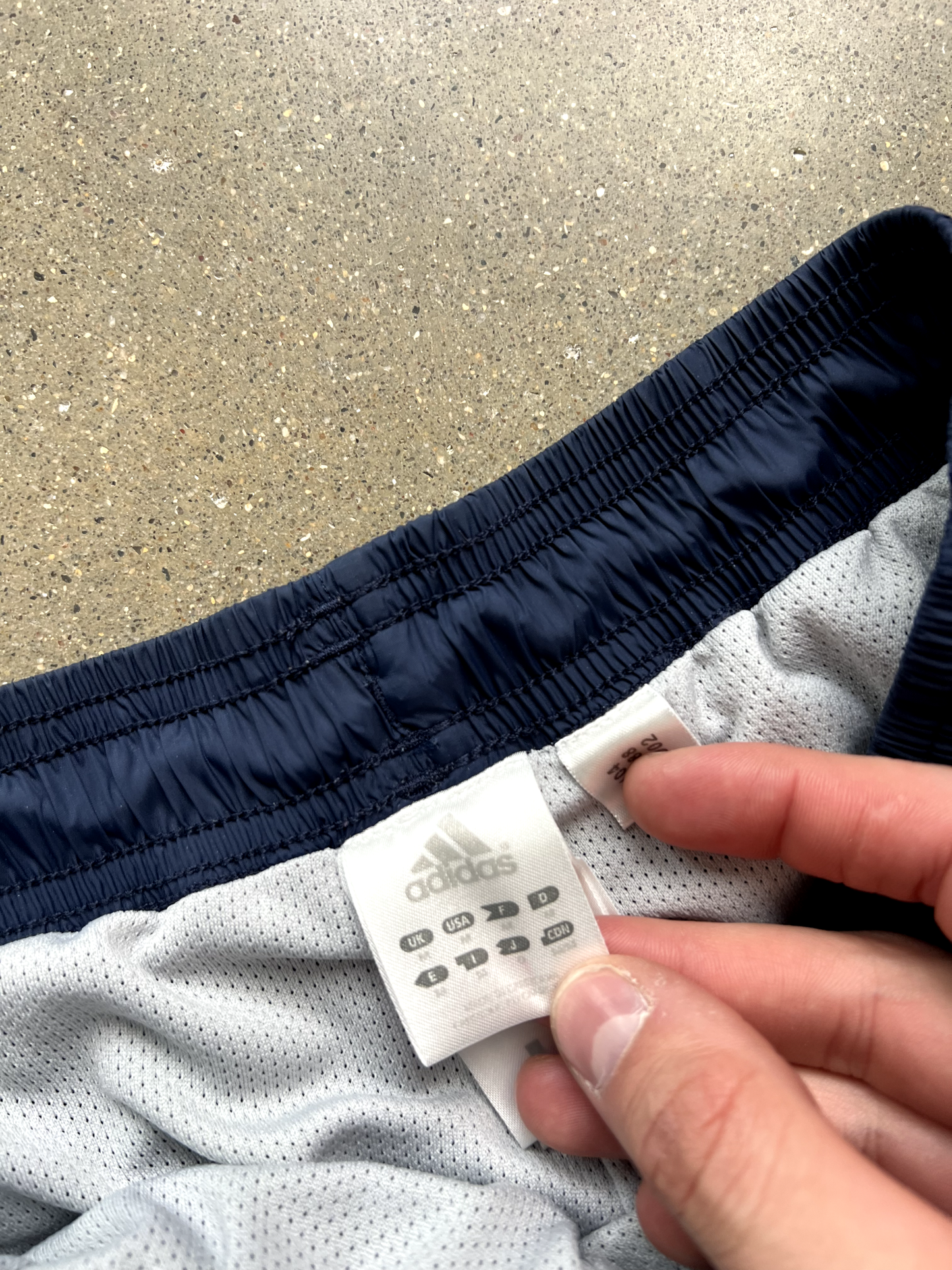 Vintage Blue Adidas Joggers - M