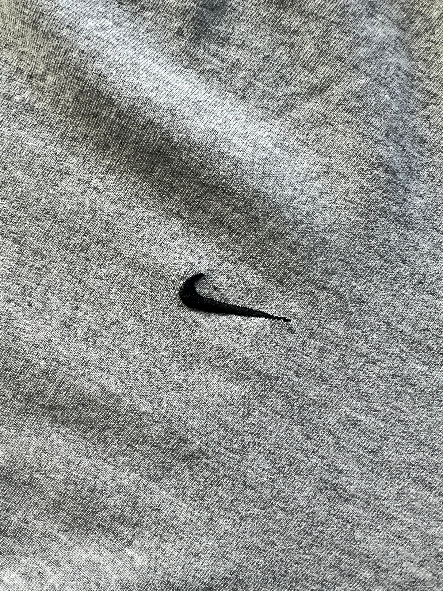 Vintage Oversized Grey Nike Swoosh Shirt - M