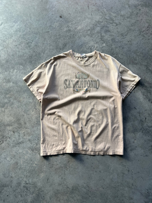 Vintage Faded Tan San Antonio Shirt - M