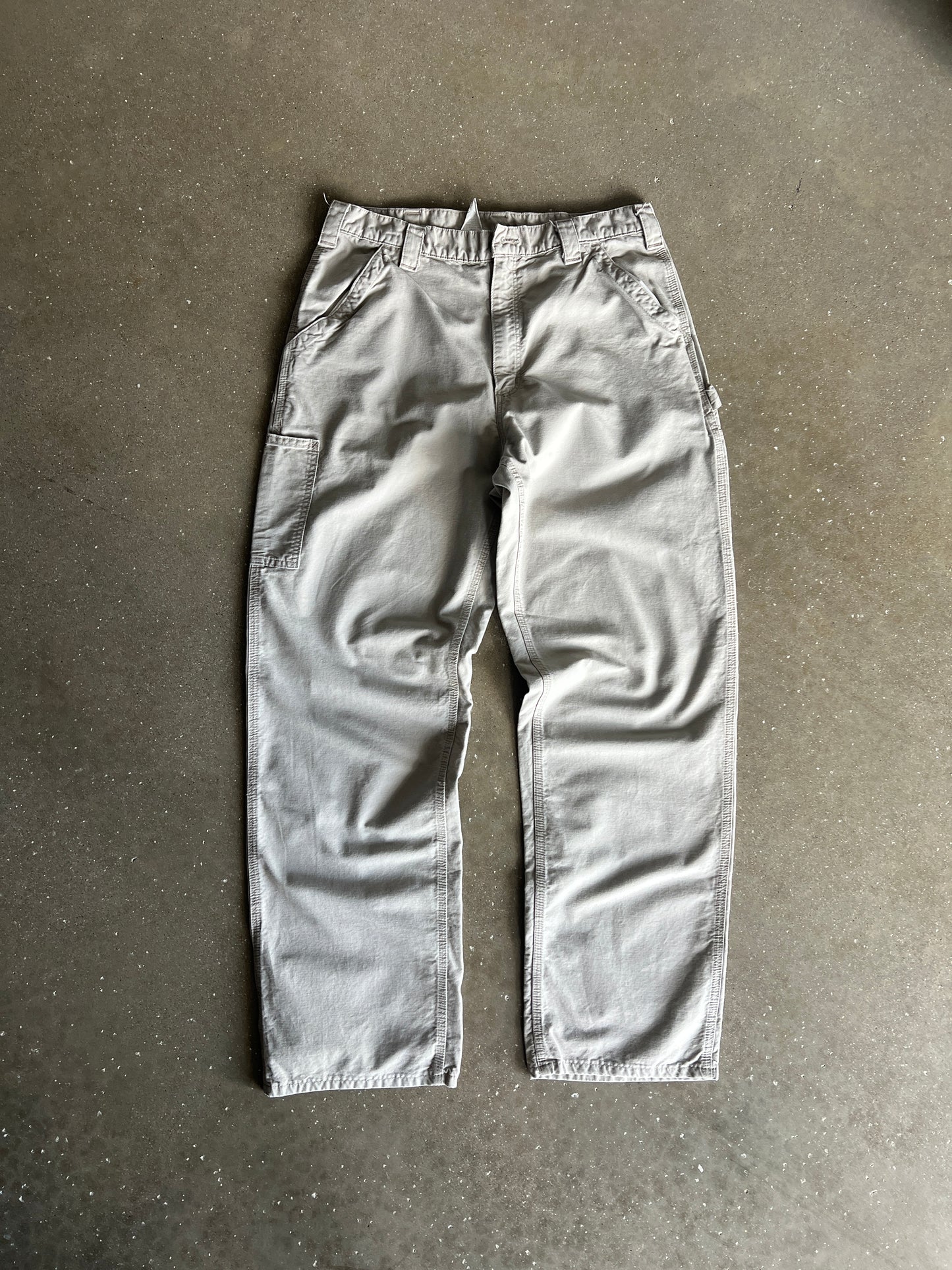 Vintage Cream White Carhartt Pants - 36x34