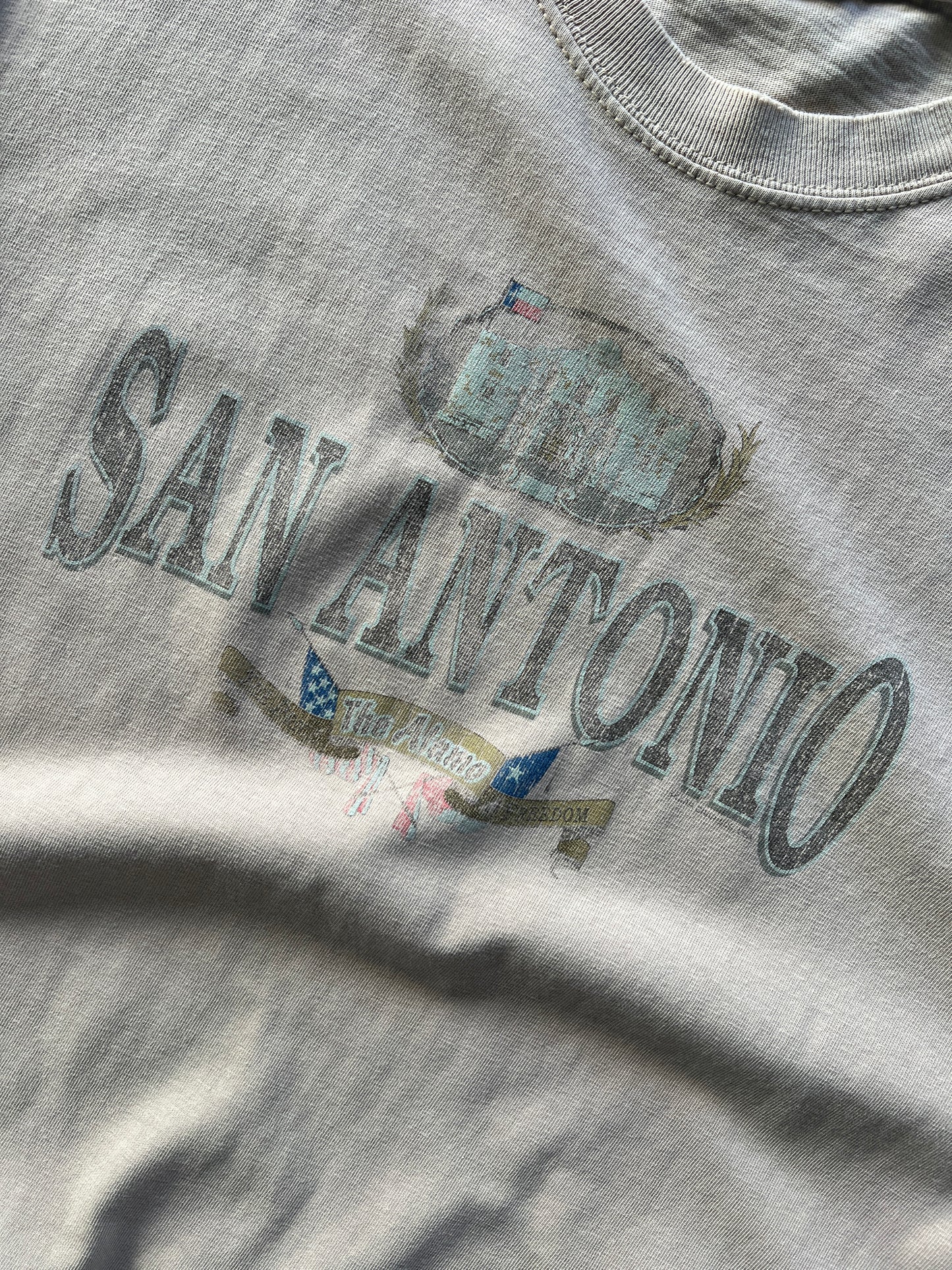 Vintage Faded Tan San Antonio Shirt - M