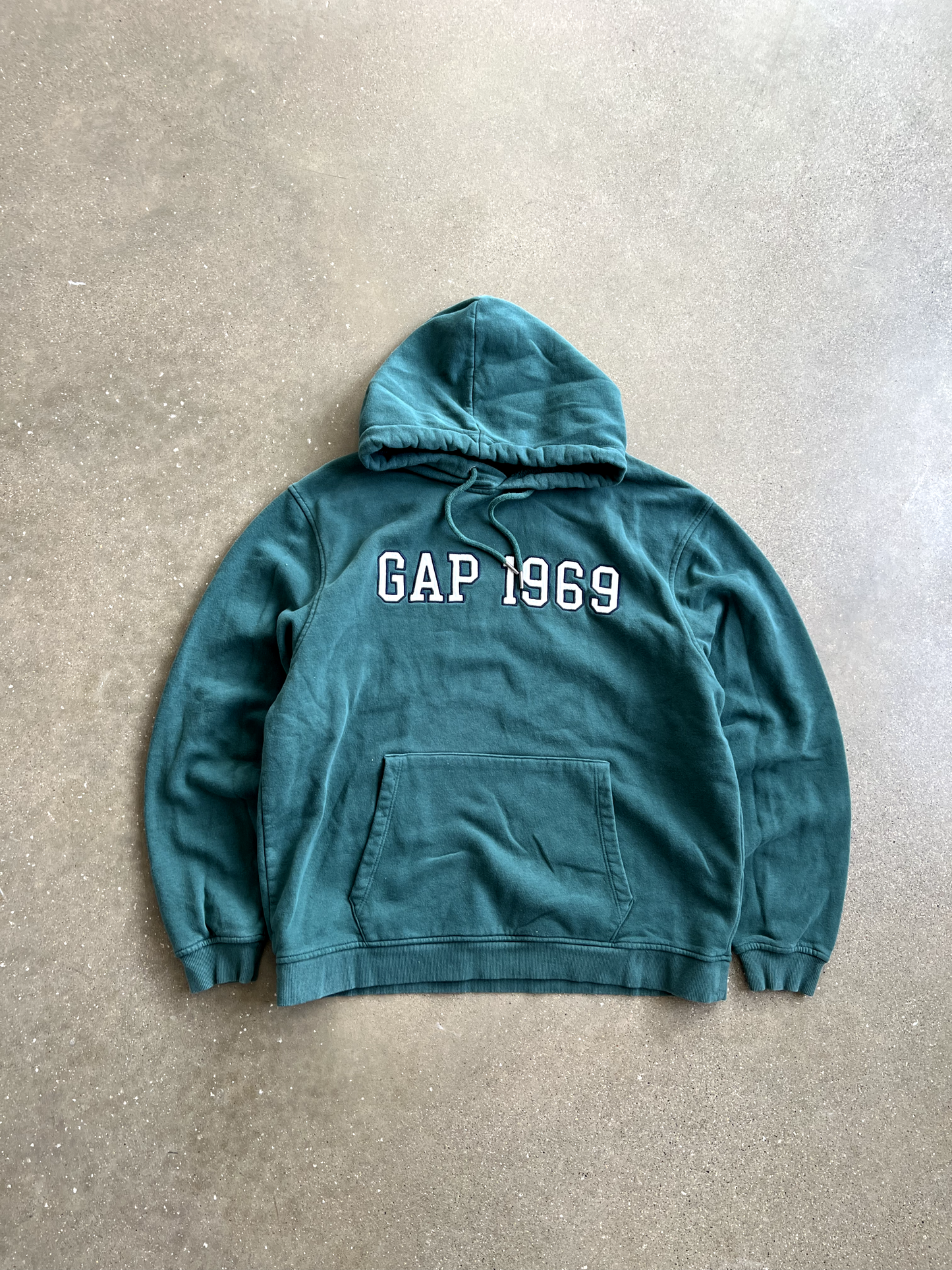 Vintage Green Gap Hoodie - L
