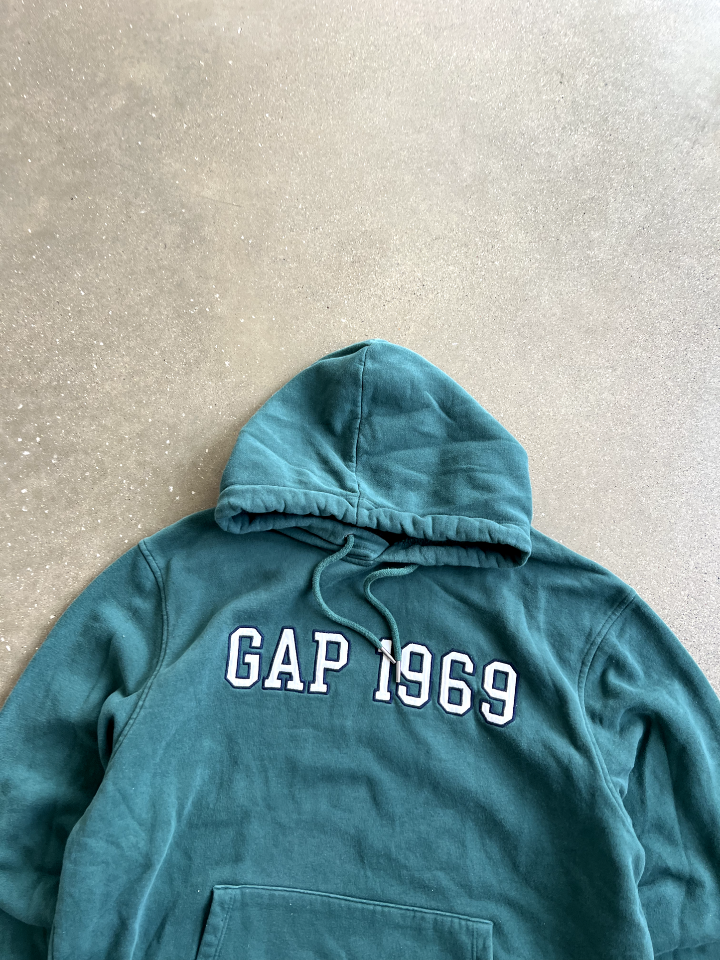 Vintage Green Gap Hoodie - L