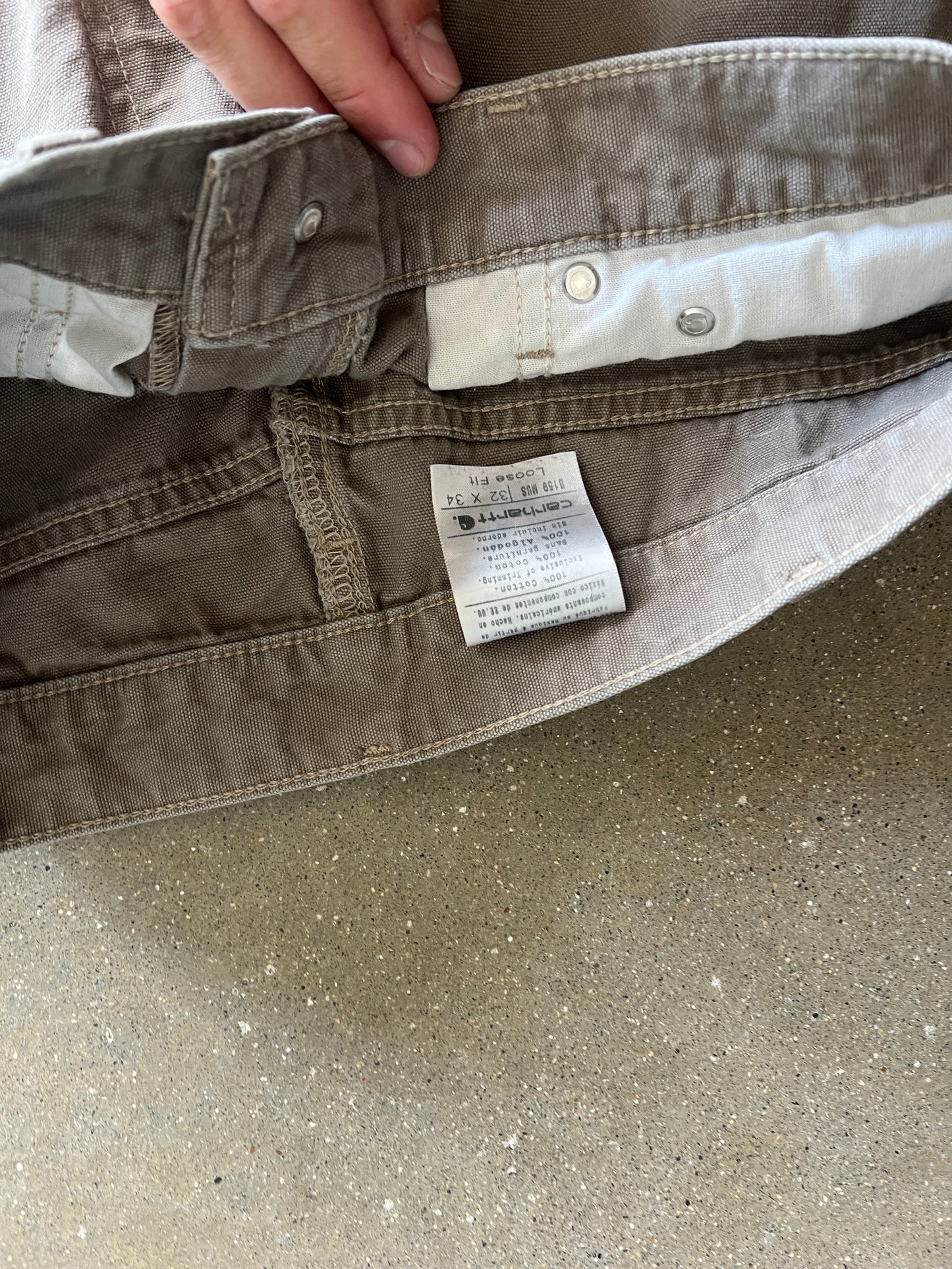 Vintage Dark Mocha Carhartt Pants - 32x34