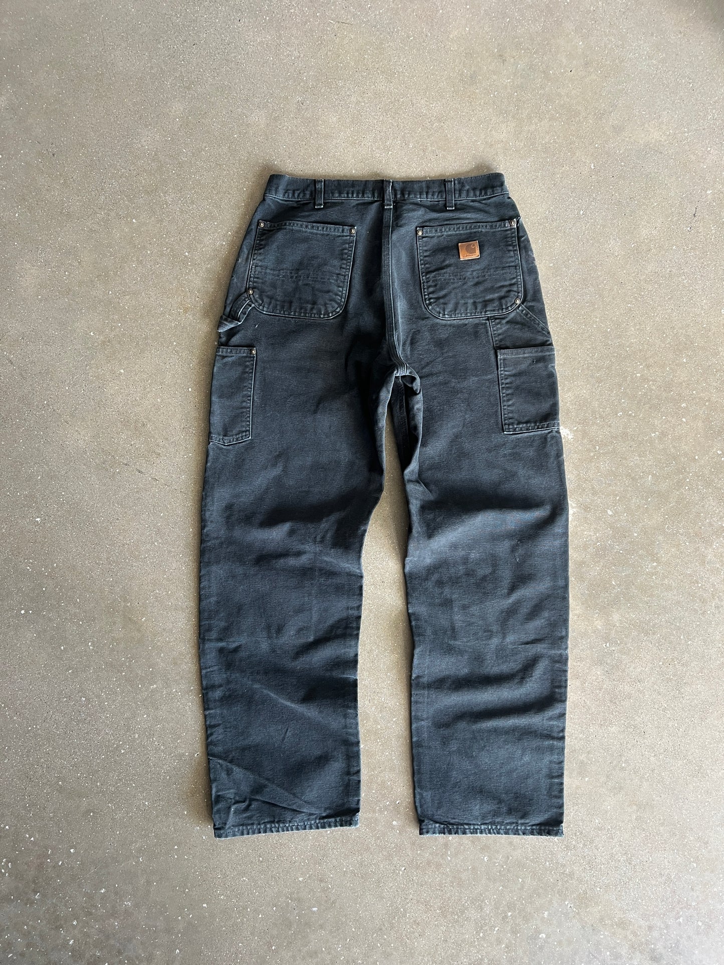 Vintage Black Carhartt Double Knee Pants - 34x34