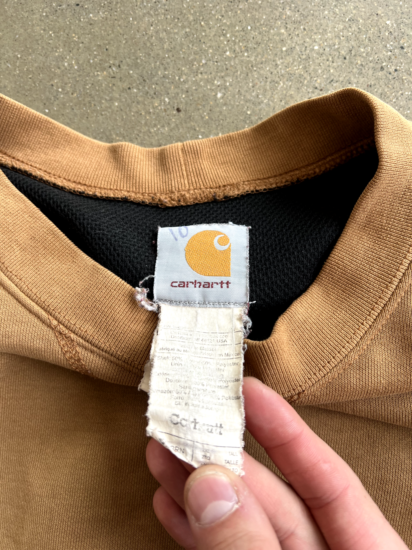 Vintage Tan Carhartt Crewneck - 2XL