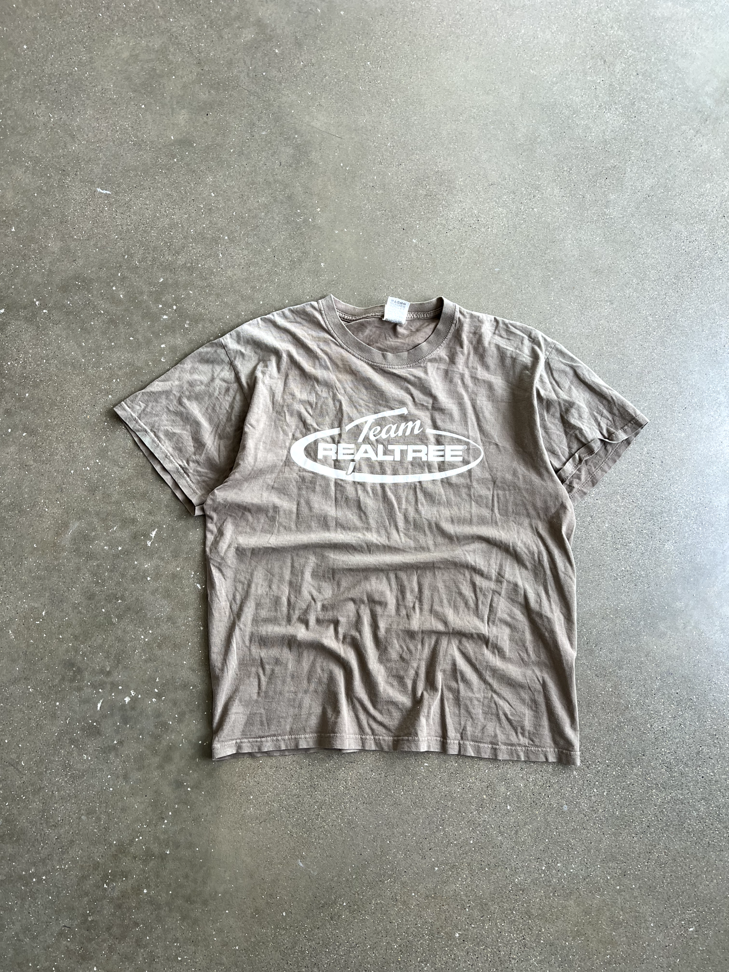 Vintage Grey Realtree Spellout Tee - L