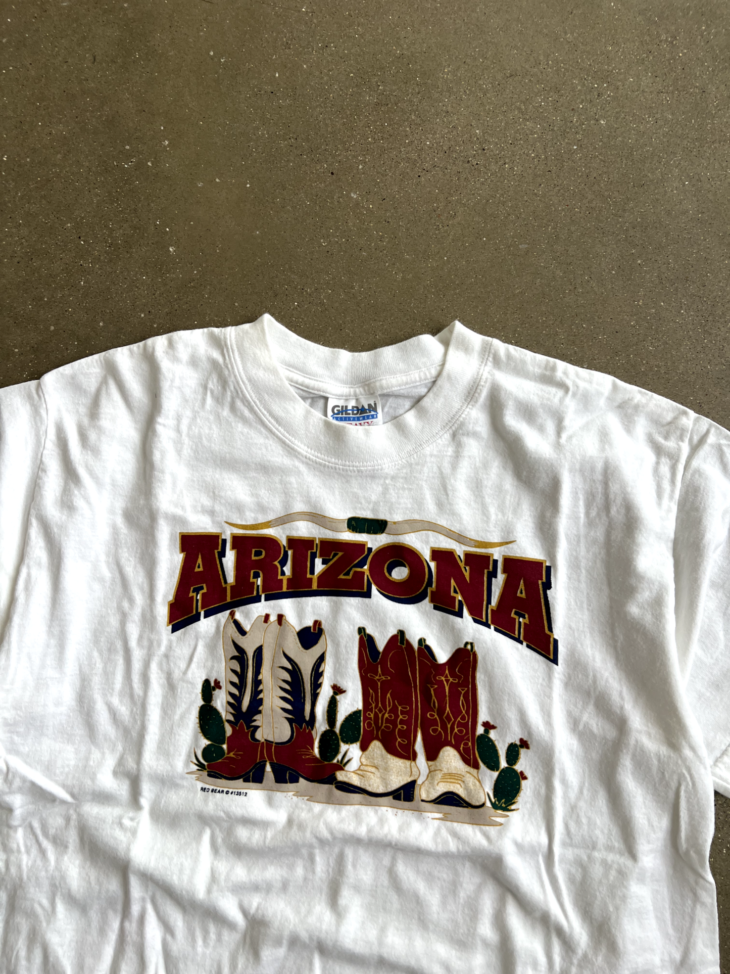 Vintage White Arizona Tee - L