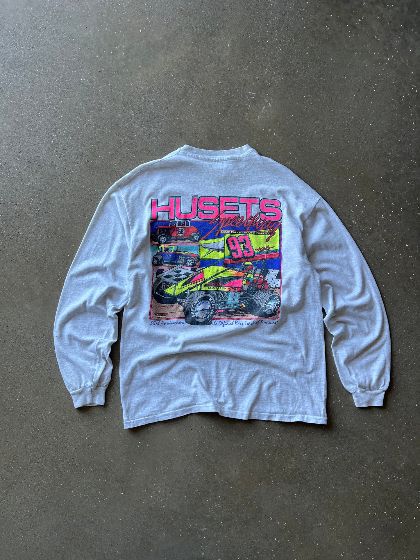 Vintage Long Sleeve Husets Race Shirt - XL