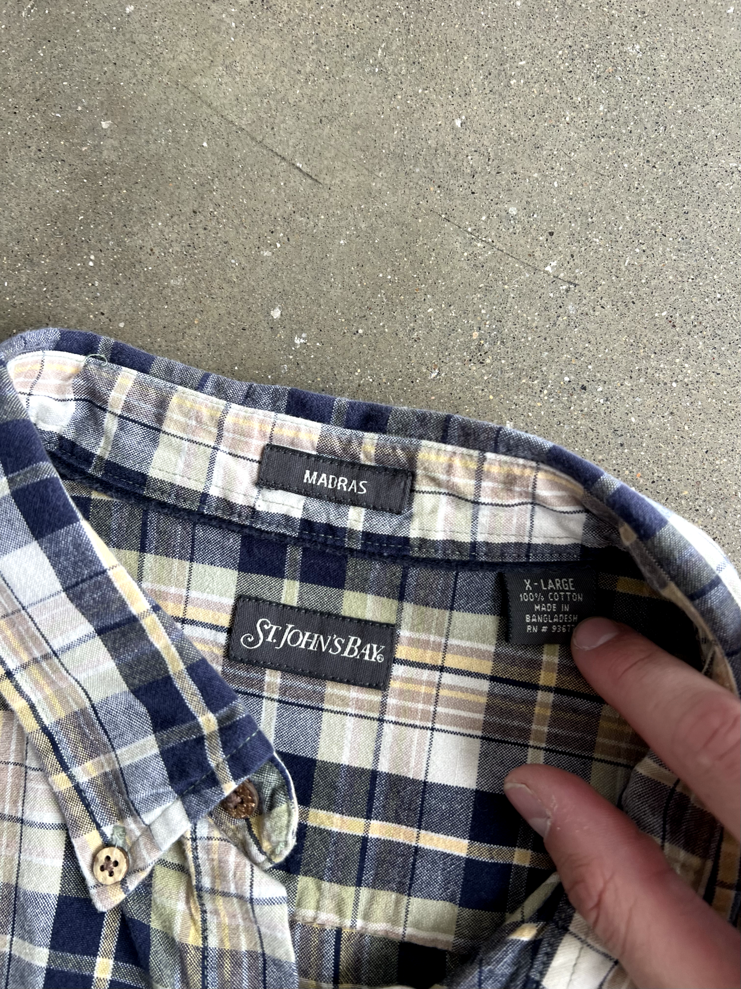 Vintage Striped Button Up - XL